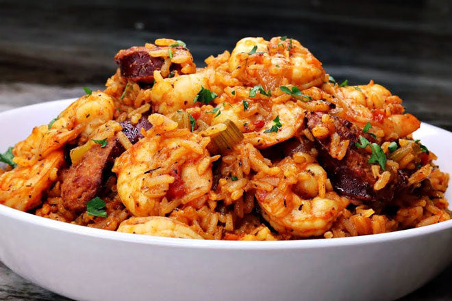 CREOLE-STYLED RED JAMBALAYA