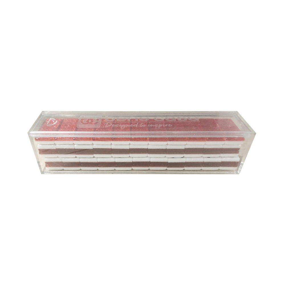 Bene Casa Professional Double Nine Dominoes in Acrylic Storage Box
