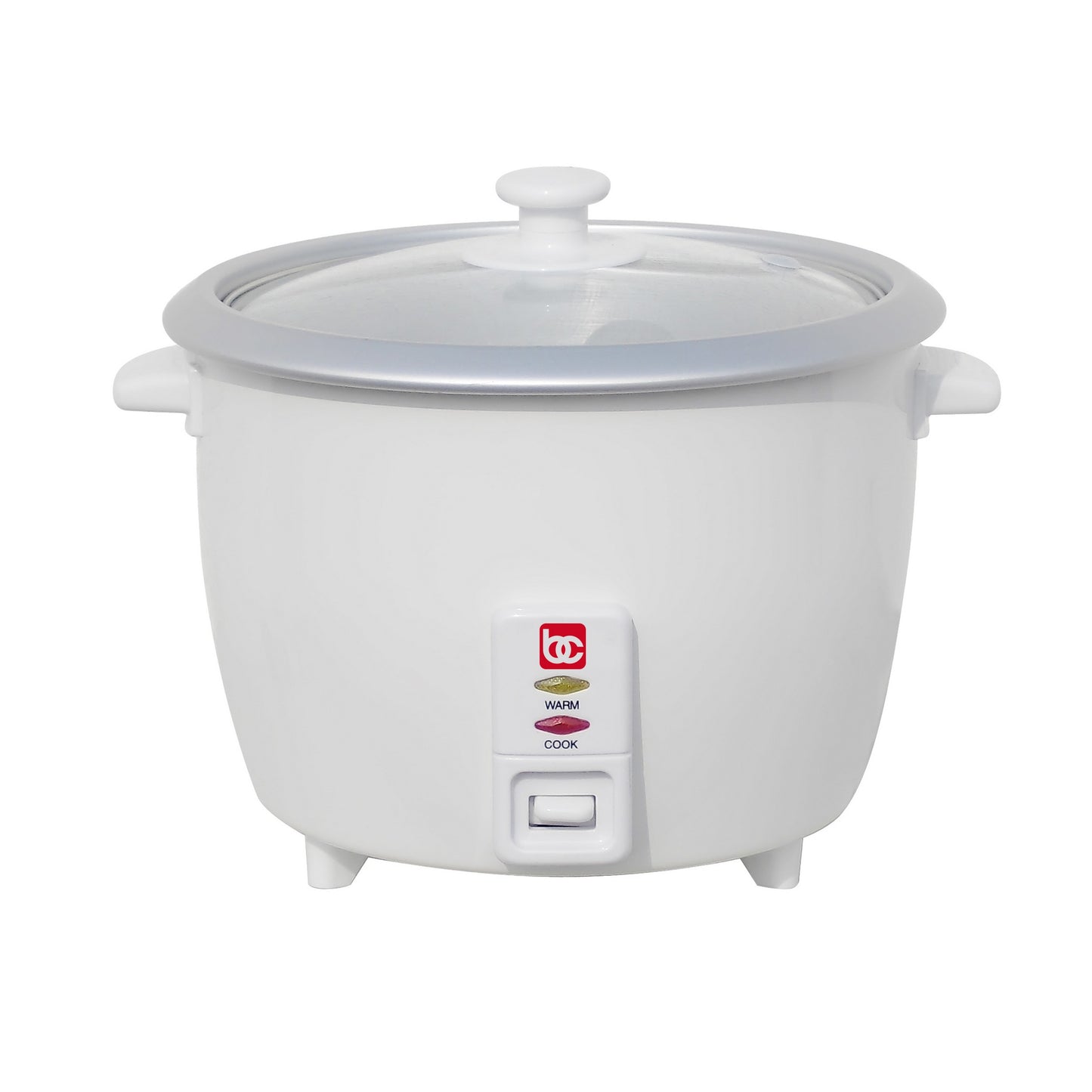 Better Chef 5-Cup Rice Cooker with Food Steamer - White, Timer