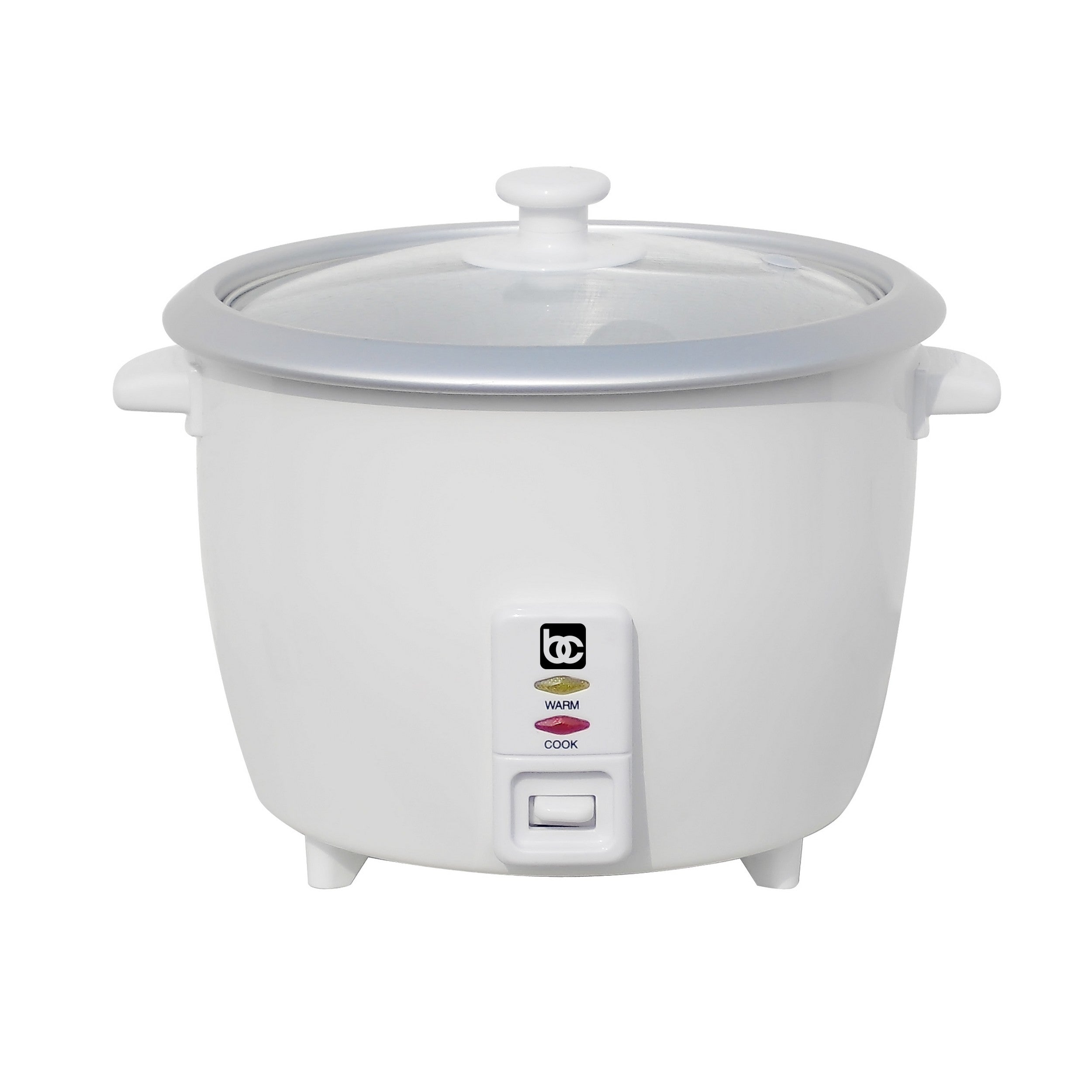 Bene Casa 6-Cup Rice Cooker w/ Glass Lid, Auto cut off, Steamer, & Kee