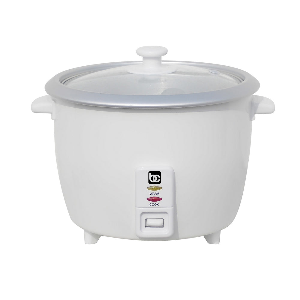 Bene Casa 3-Cup Stainless Steel Thermo Rice Cooker with Clear Lid