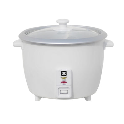 Bene Casa 6-Cup Rice Cooker w/ Glass Lid, Auto cut off, Steamer, & Keep Warm