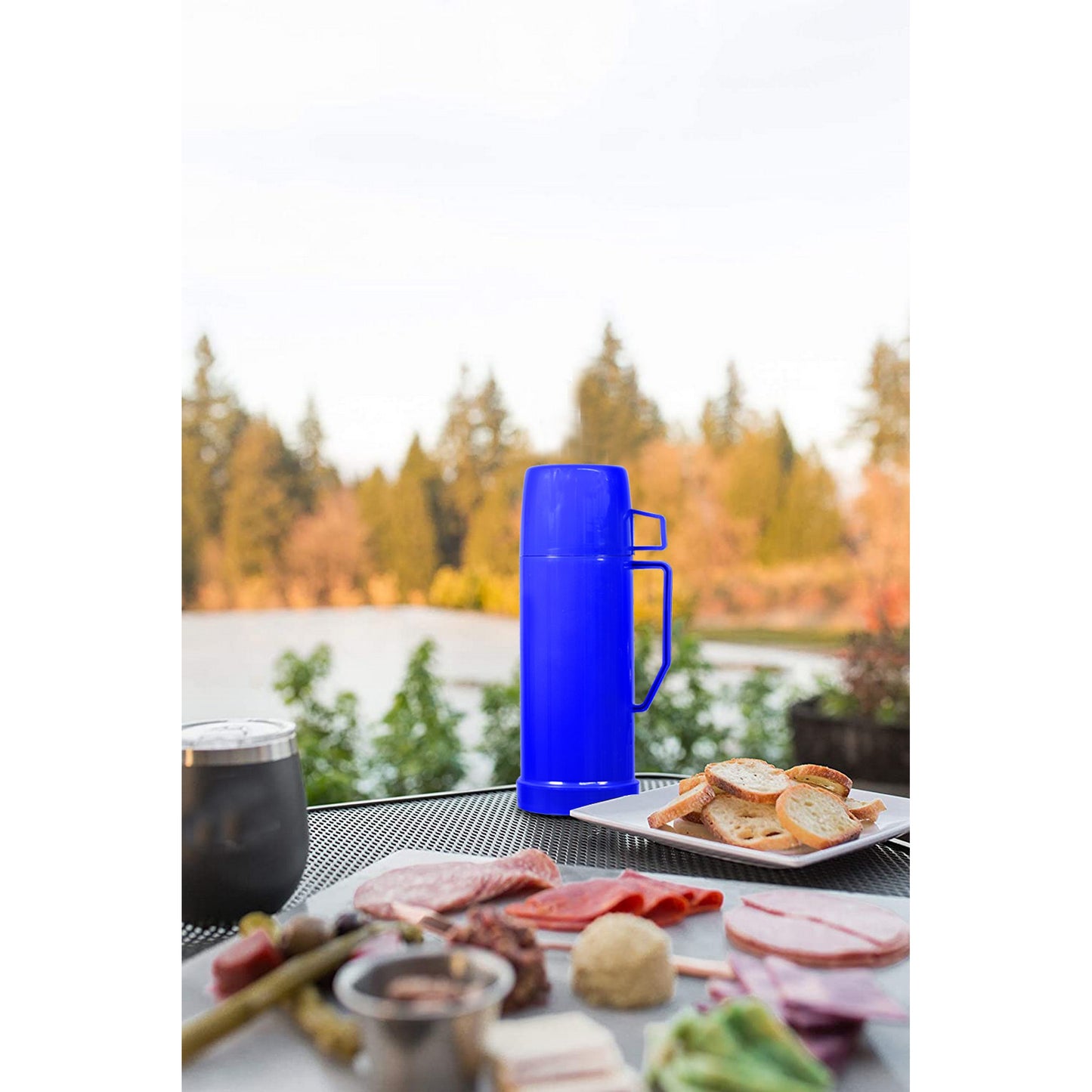 
                  
                    16oz Bene Casa Thermos with double wall vacuum insulation, 0.5-liter capacity thermos, blue red or green thermos keeps drinks hot or cold for hours
                  
                
