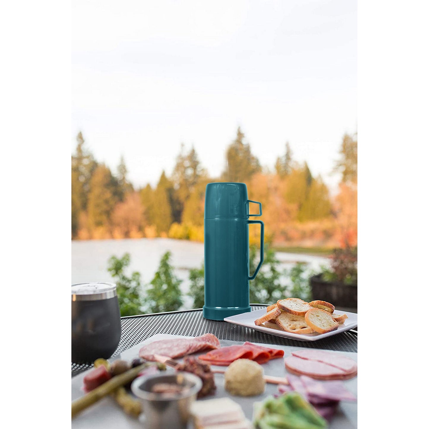 
                  
                    16oz Bene Casa Thermos with double wall vacuum insulation, 0.5-liter capacity thermos, blue red or green thermos keeps drinks hot or cold for hours
                  
                