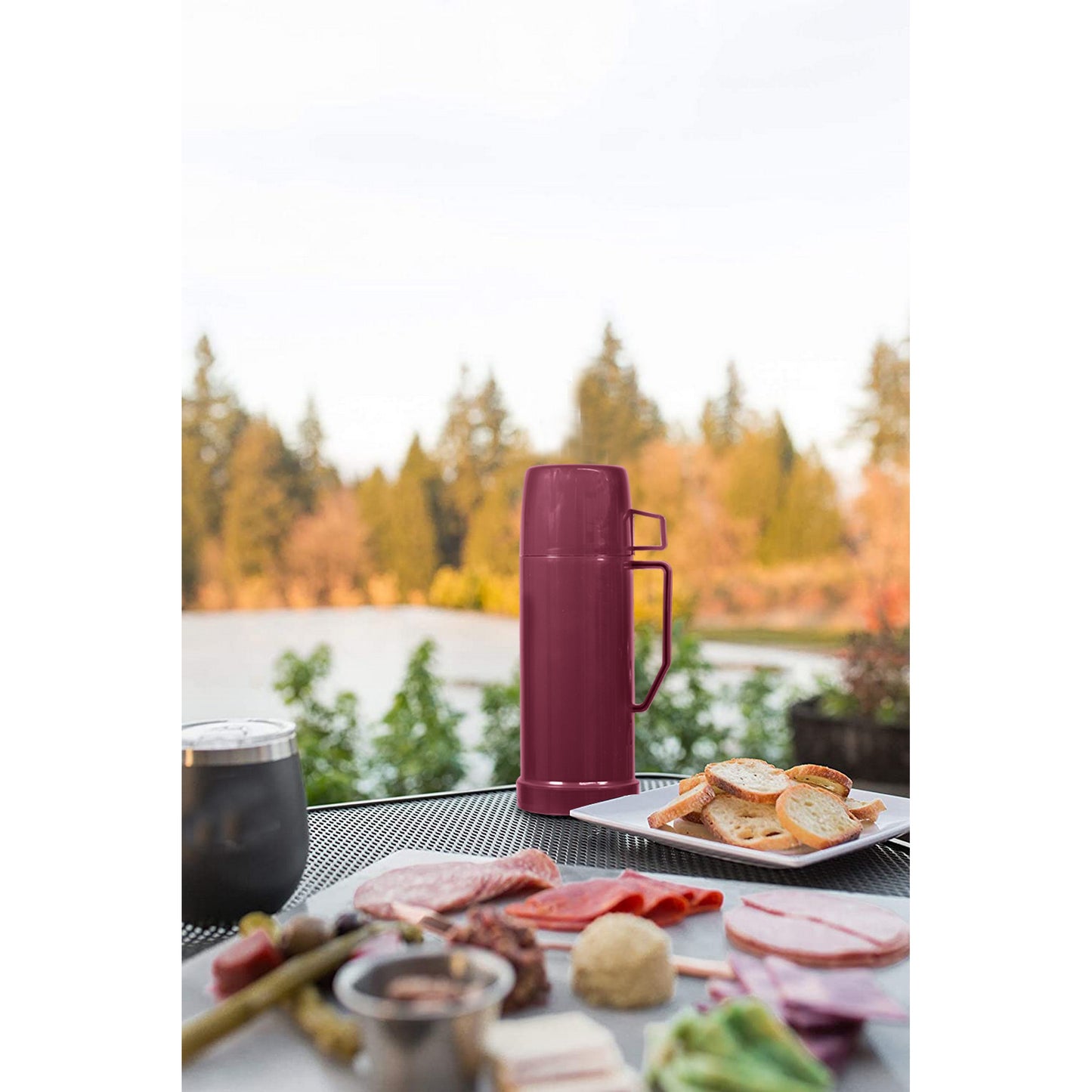 
                  
                    16oz Bene Casa Thermos with double wall vacuum insulation, 0.5-liter capacity thermos, blue red or green thermos keeps drinks hot or cold for hours
                  
                