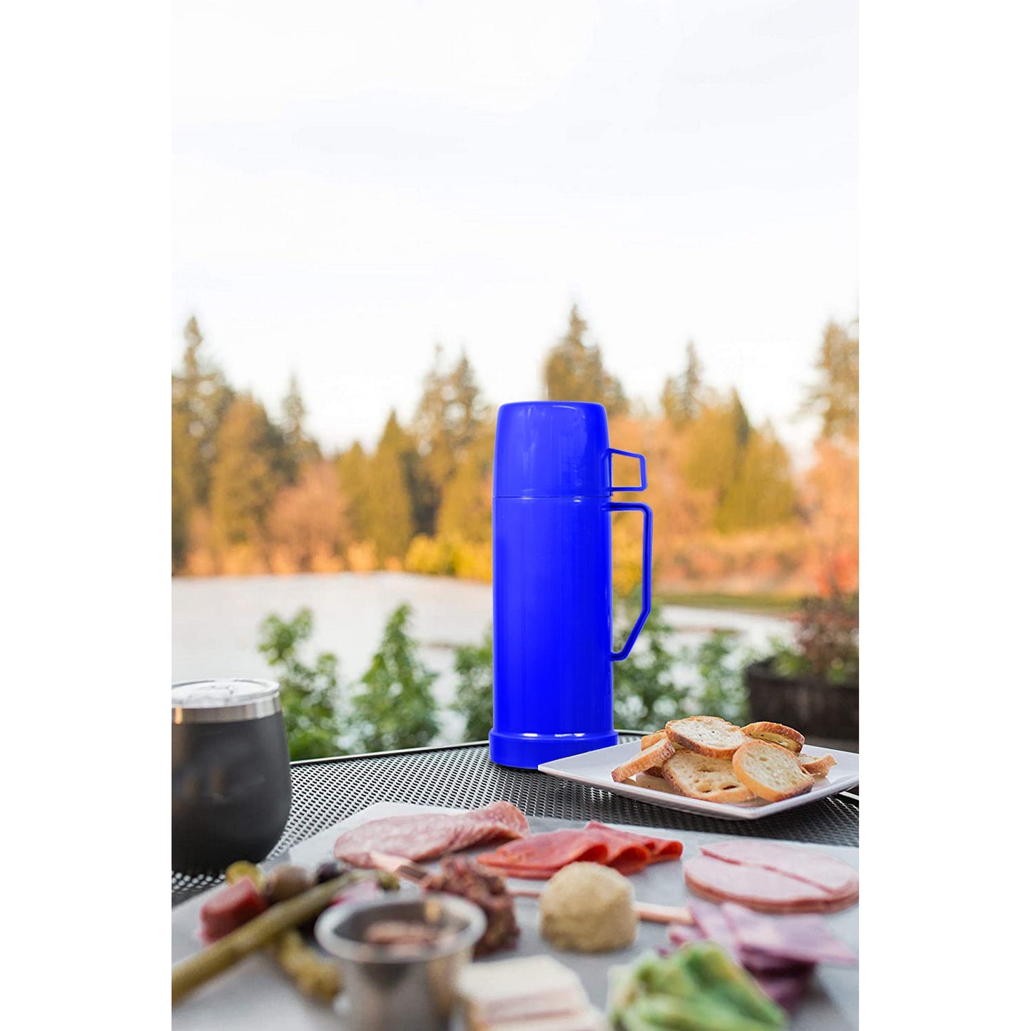 
                  
                    32oz Bene Casa Thermos with double wall vacuum insulation, 1-liter capacity thermos, blue red or green thermos keeps drinks hot or cold for hours
                  
                