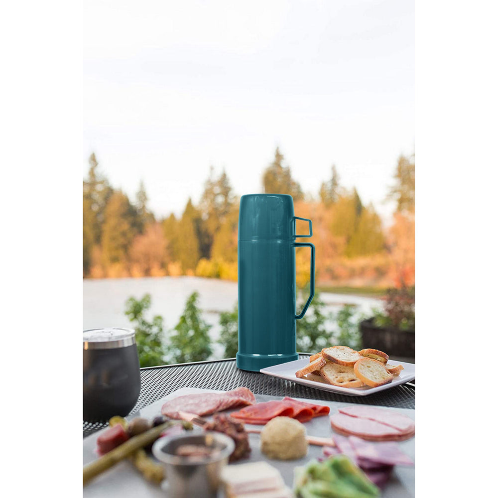 
                  
                    32oz Bene Casa Thermos with double wall vacuum insulation, 1-liter capacity thermos, blue red or green thermos keeps drinks hot or cold for hours
                  
                