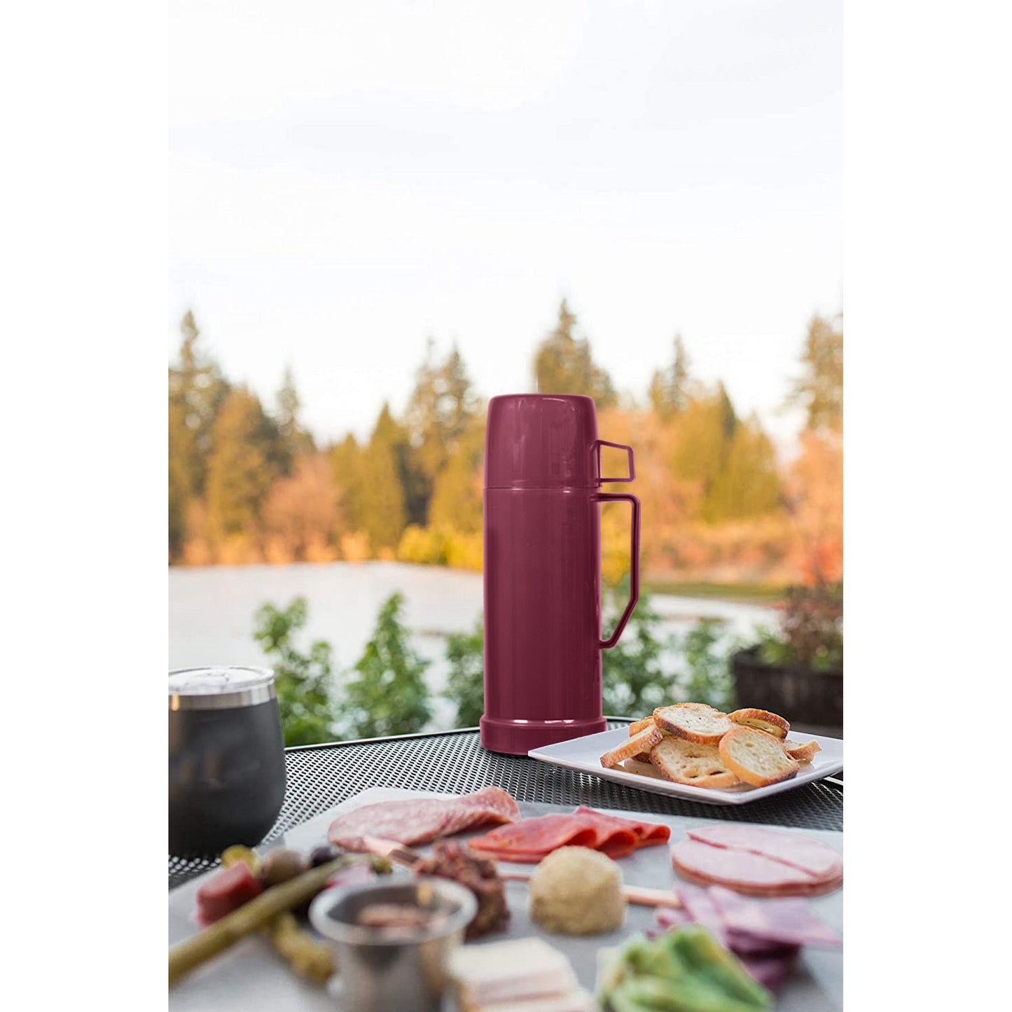 
                  
                    32oz Bene Casa Thermos with double wall vacuum insulation, 1-liter capacity thermos, blue red or green thermos keeps drinks hot or cold for hours
                  
                