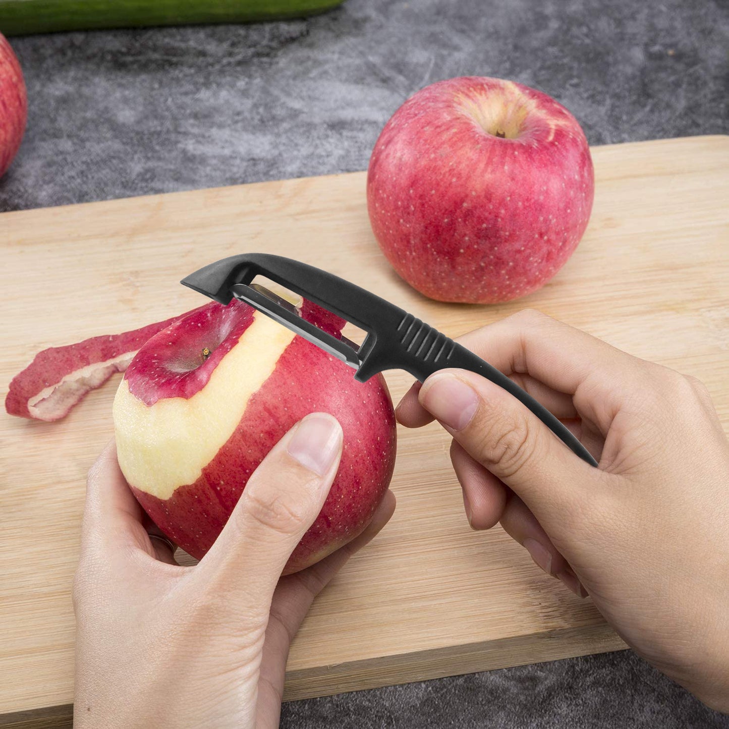 
                  
                    Bene Casa Vegetable Peeler, Stainless Steel Blade, Soft Grip, Dishwasher Safe
                  
                