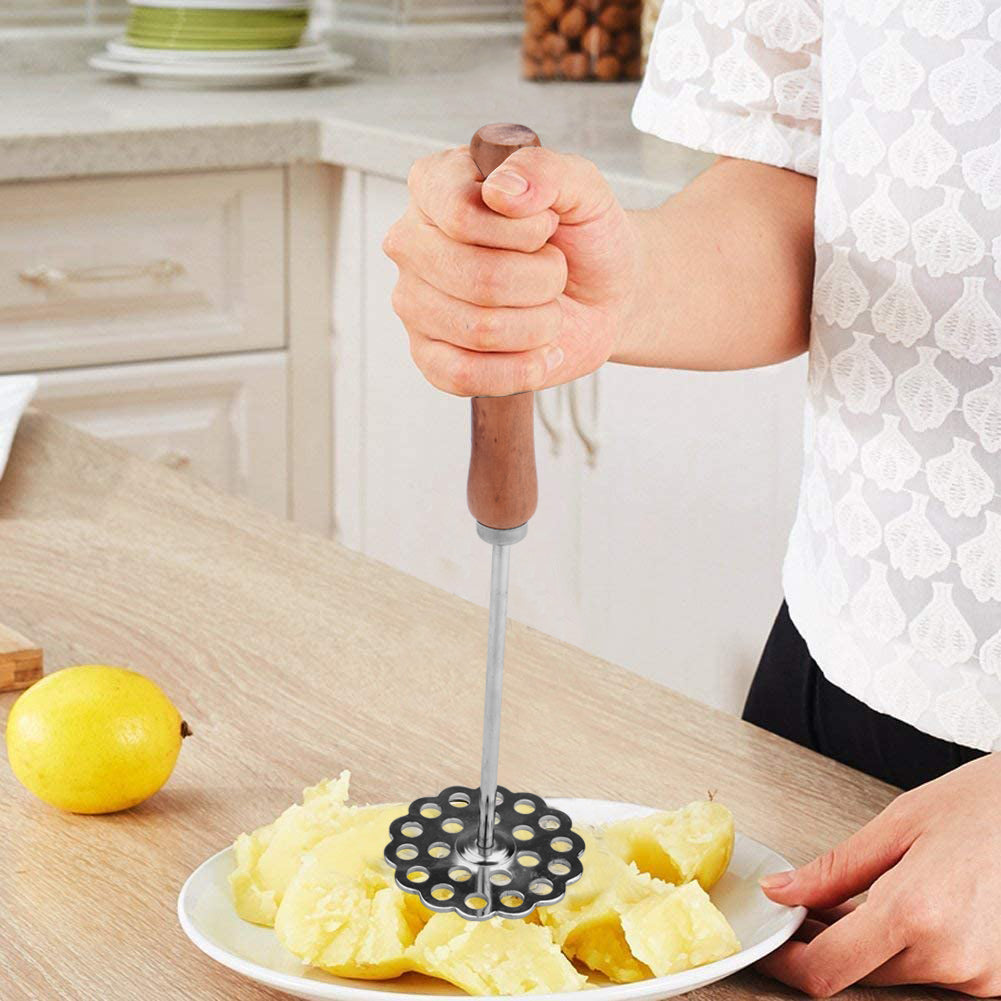
                  
                    Bene Casa Stainless Steel Bean Masher with wooden handle
                  
                