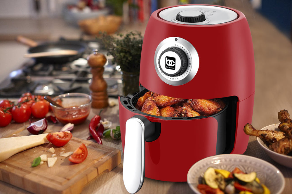 Dash 1000W 2qt Single-Basket Compact Air Fryer - Red