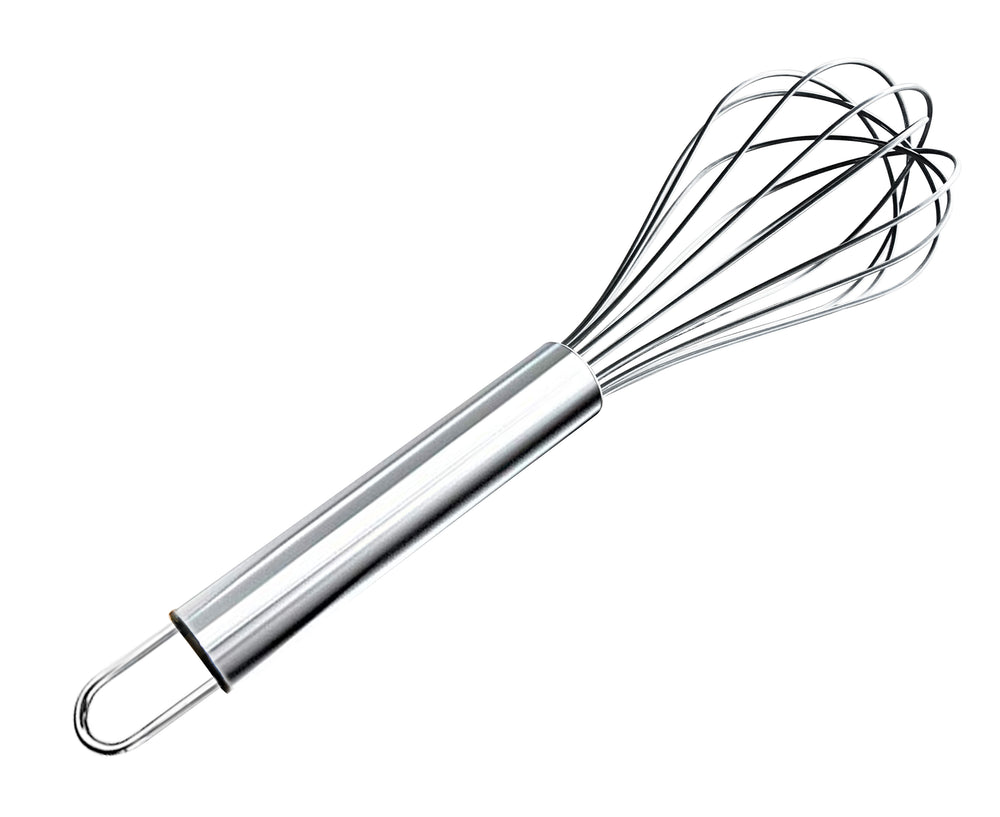 Bene Casa Stainless Steel Whisk w/ thick handle for Cooking, Stirring