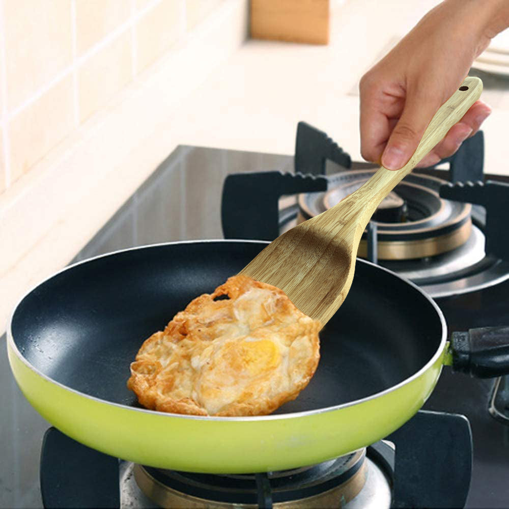 
                  
                    Bene Casa 12" Bamboo Spatula, Safe for non-stick
                  
                