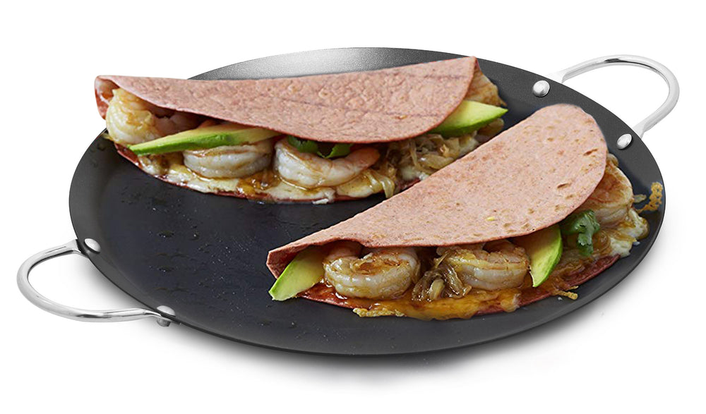 Comal/Griddle Pan Stainless Steel Pan for Tortillas, Pancake