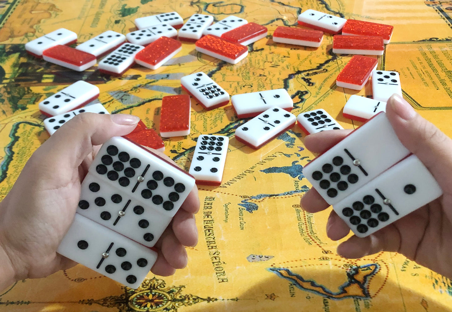 Man playing domino game san hi-res stock photography and images