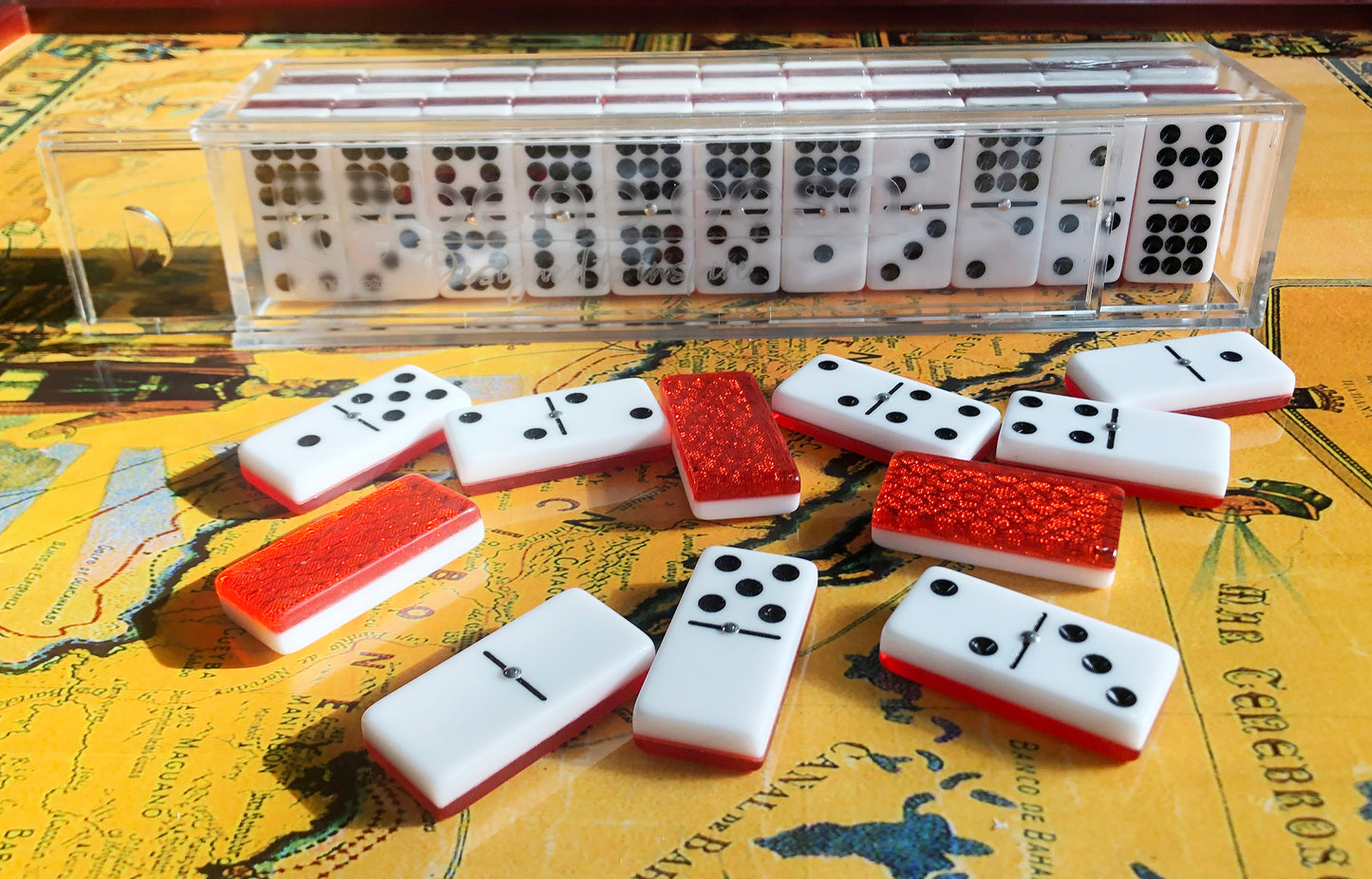 
                  
                    Bene Casa Professional Double Nine Dominoes in Acrylic Storage Box
                  
                