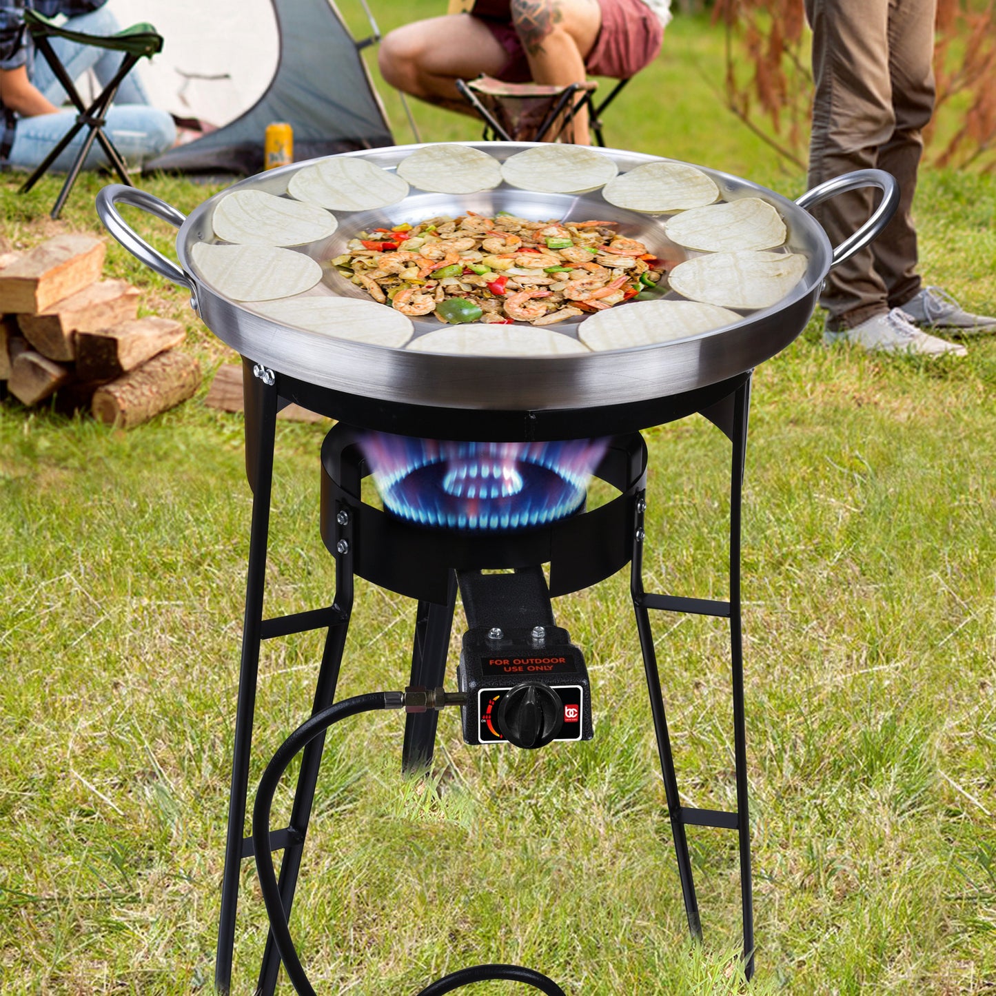 
                  
                    Bene Casa cast-iron Propane Burner with Stand & Comal Set (Party Size)
                  
                