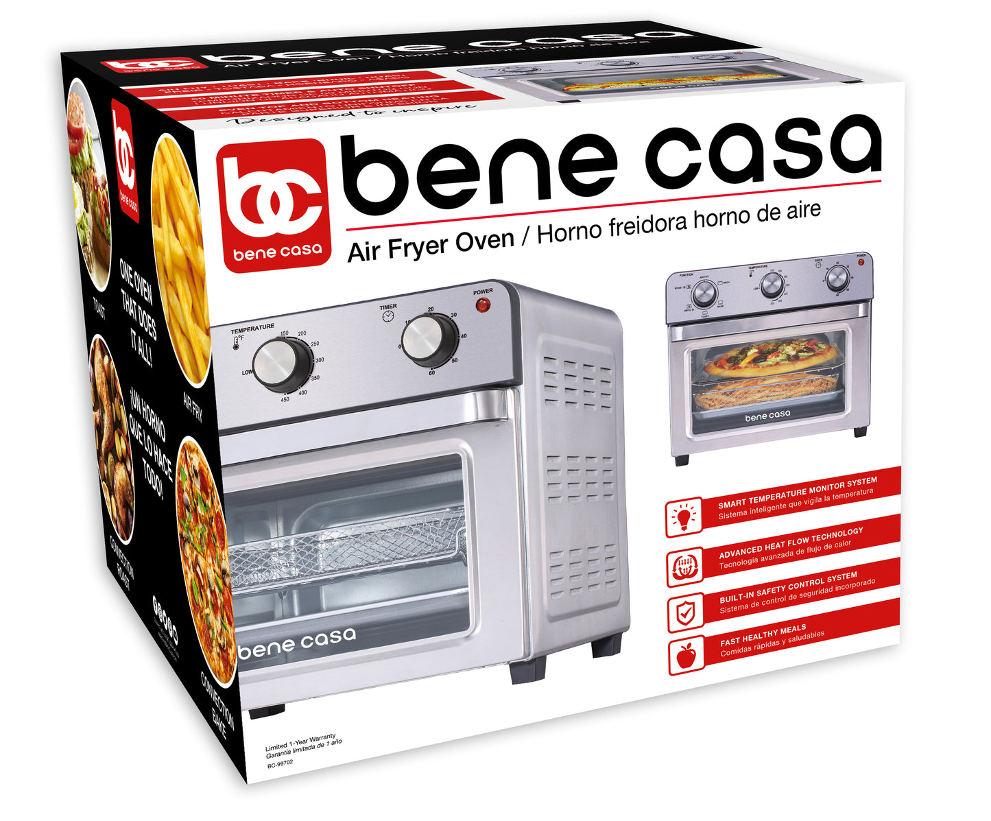 Bene Casa 2-Liter 1000watt Air Fryer