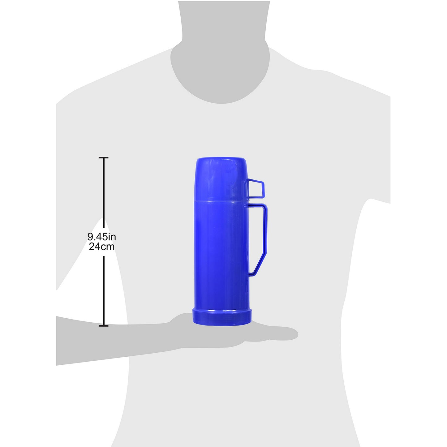 
                  
                    16oz Bene Casa Thermos with double wall vacuum insulation, 0.5-liter capacity thermos, blue red or green thermos keeps drinks hot or cold for hours
                  
                