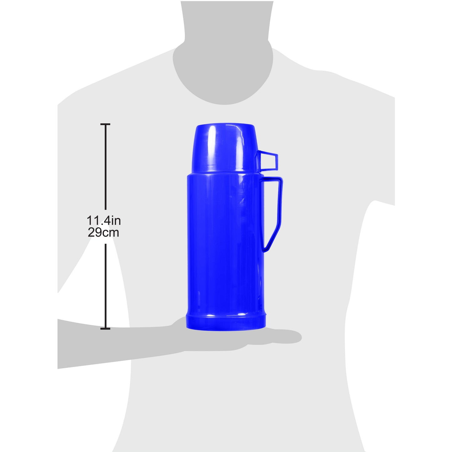 
                  
                    32oz Bene Casa Thermos with double wall vacuum insulation, 1-liter capacity thermos, blue red or green thermos keeps drinks hot or cold for hours
                  
                