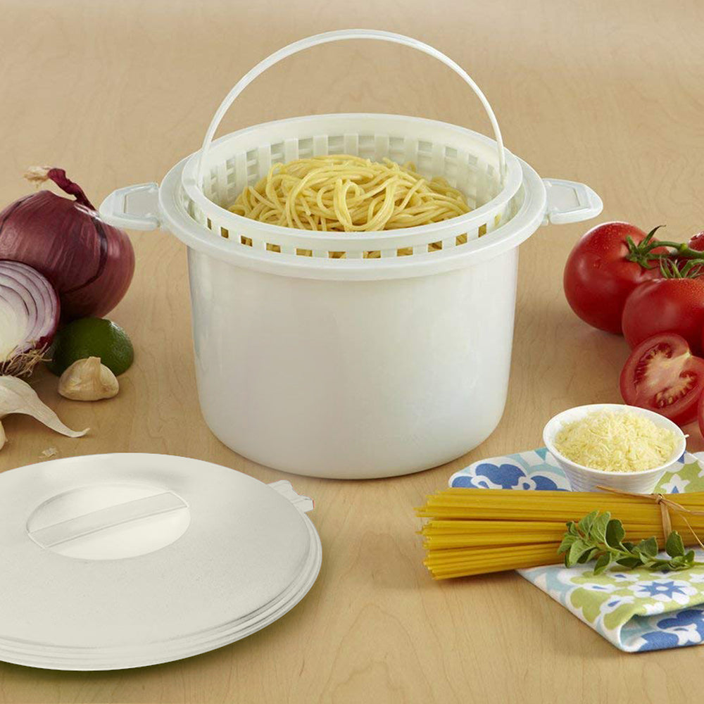 Bene Casa microwave steamer, automatic draining, microwave pasta & ric