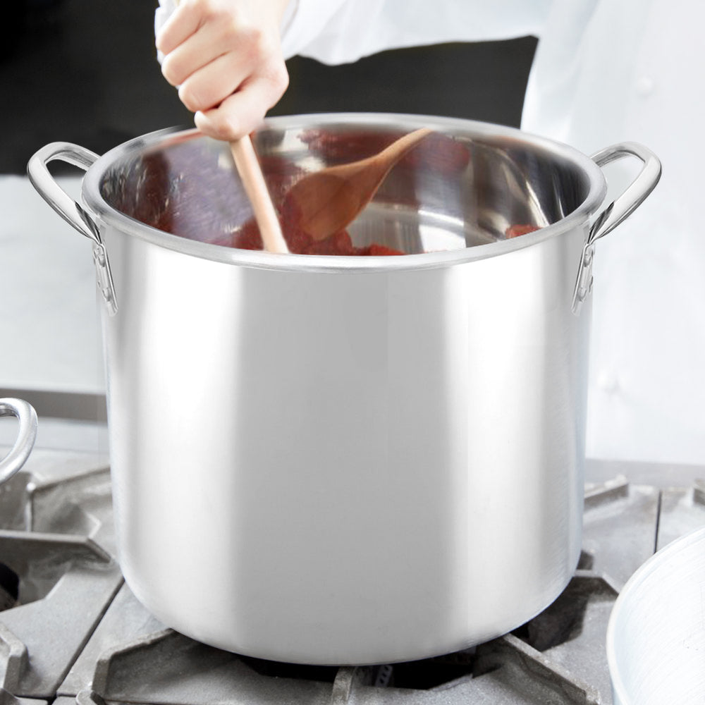 
                  
                    Bene Casa Stainless-Steel Stock Pot w/ lid, 8-quart capacity, reinforced bottom
                  
                