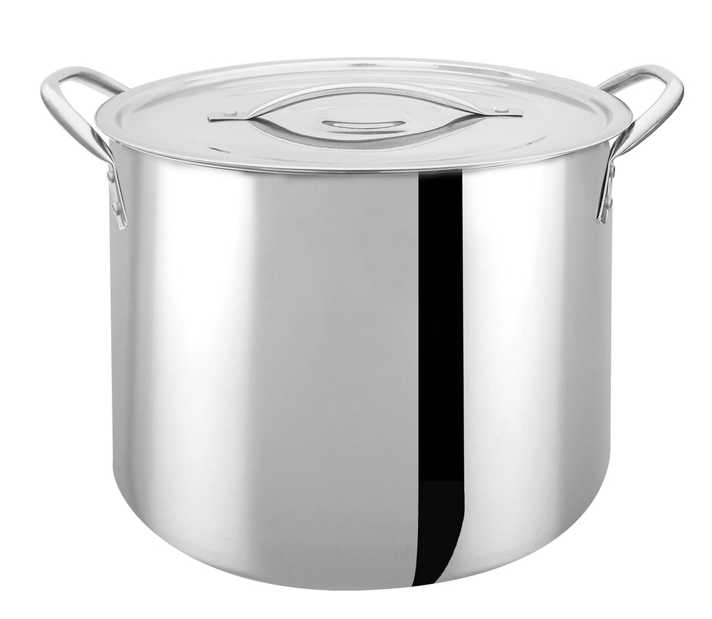  Dutch Oven with Lid - Stainless Steel Stock Pot with Lid - Large  Pot for Cooking - Big Soup Pot with Lid - Stainless Steel Cooking Pot -  Heavy Duty Induction