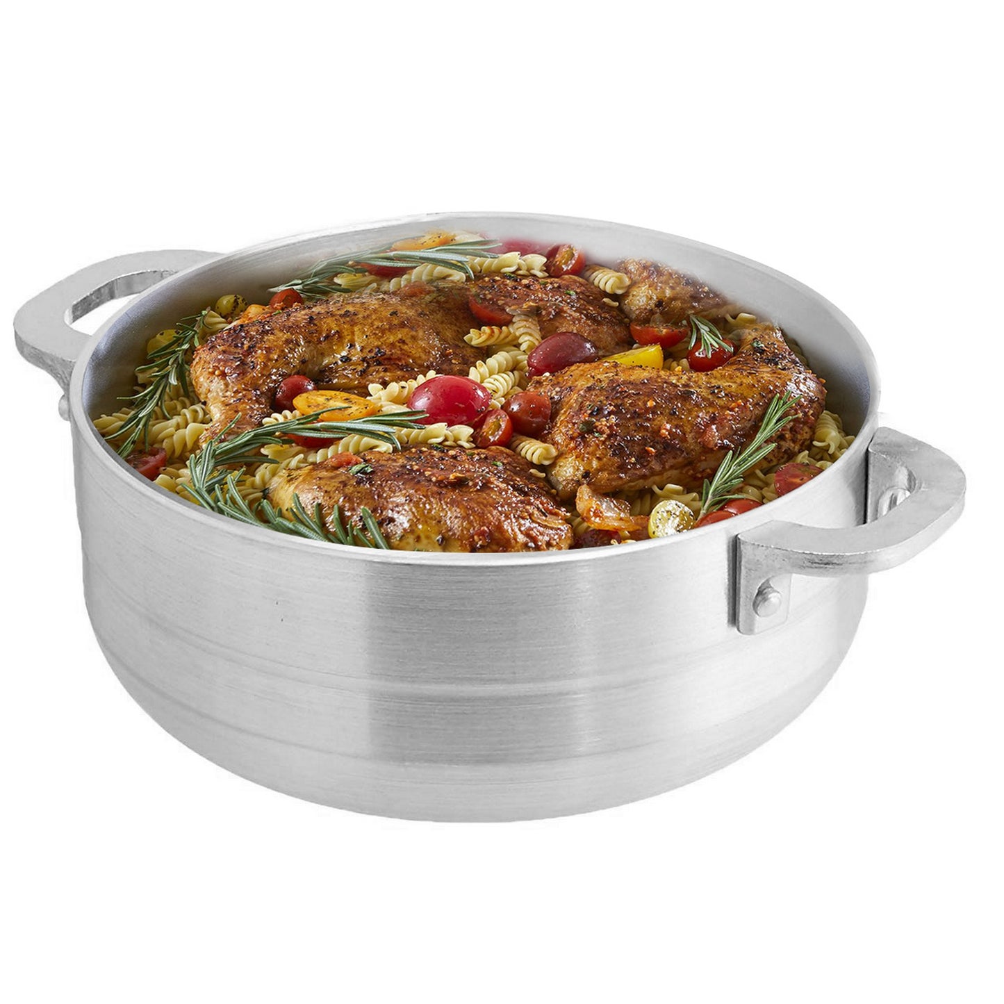 Bene Casa 5-Quart Capacity Stainless-Steel Dutch Oven w/ Glass Lid