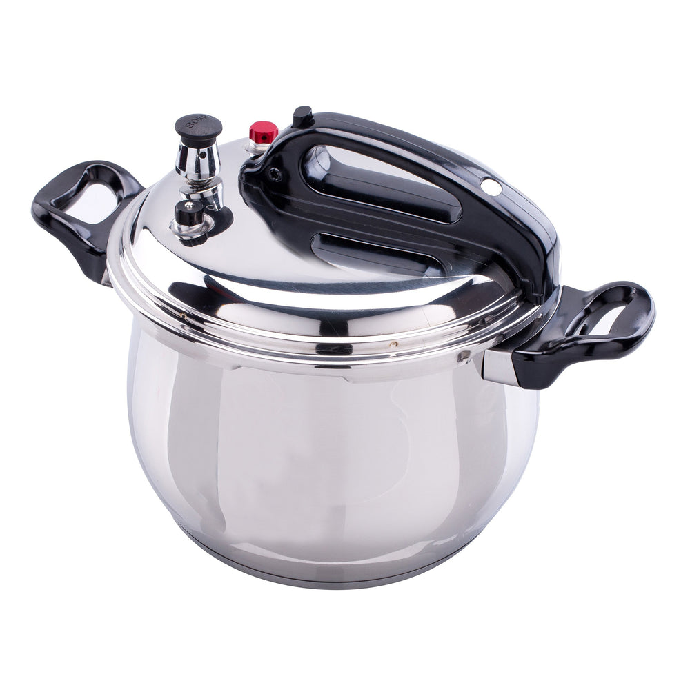 
                  
                    Bene Casa stainless-steel, 5.3-quart Pressure Cooker, 5-liter capacity
                  
                