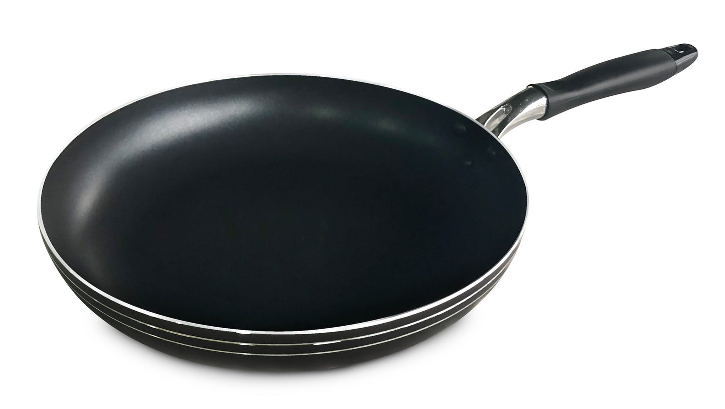 Bene Casa 6-inch nonstick fry pan w/ glass lid, easy grip, dishwasher