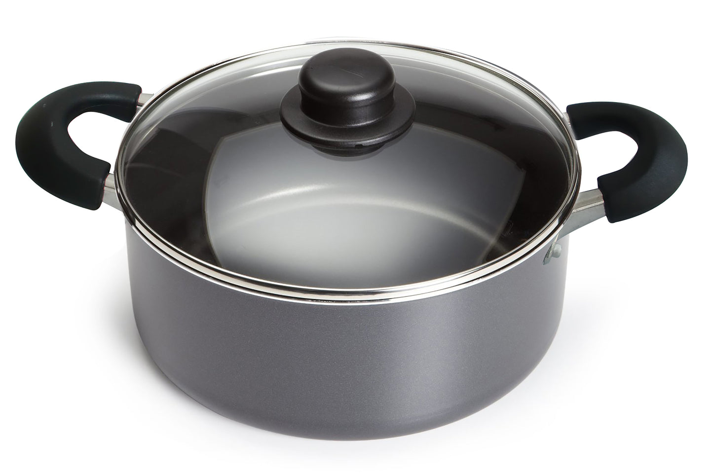 Bene Casa 2-Quart, stainless-steel sauce pan w/ tempered glass lid