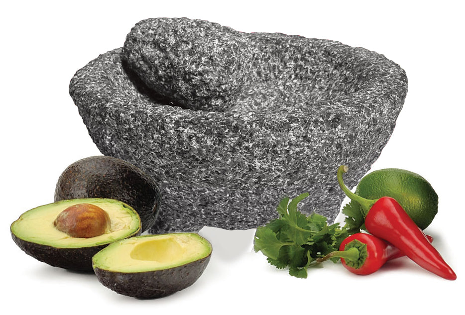 
                  
                    Bene Casa granite mortar and pestle set, high-quality authentic granite, solid construction, grinding, pounding mortar and pestle, 8.5-inch diameter
                  
                
