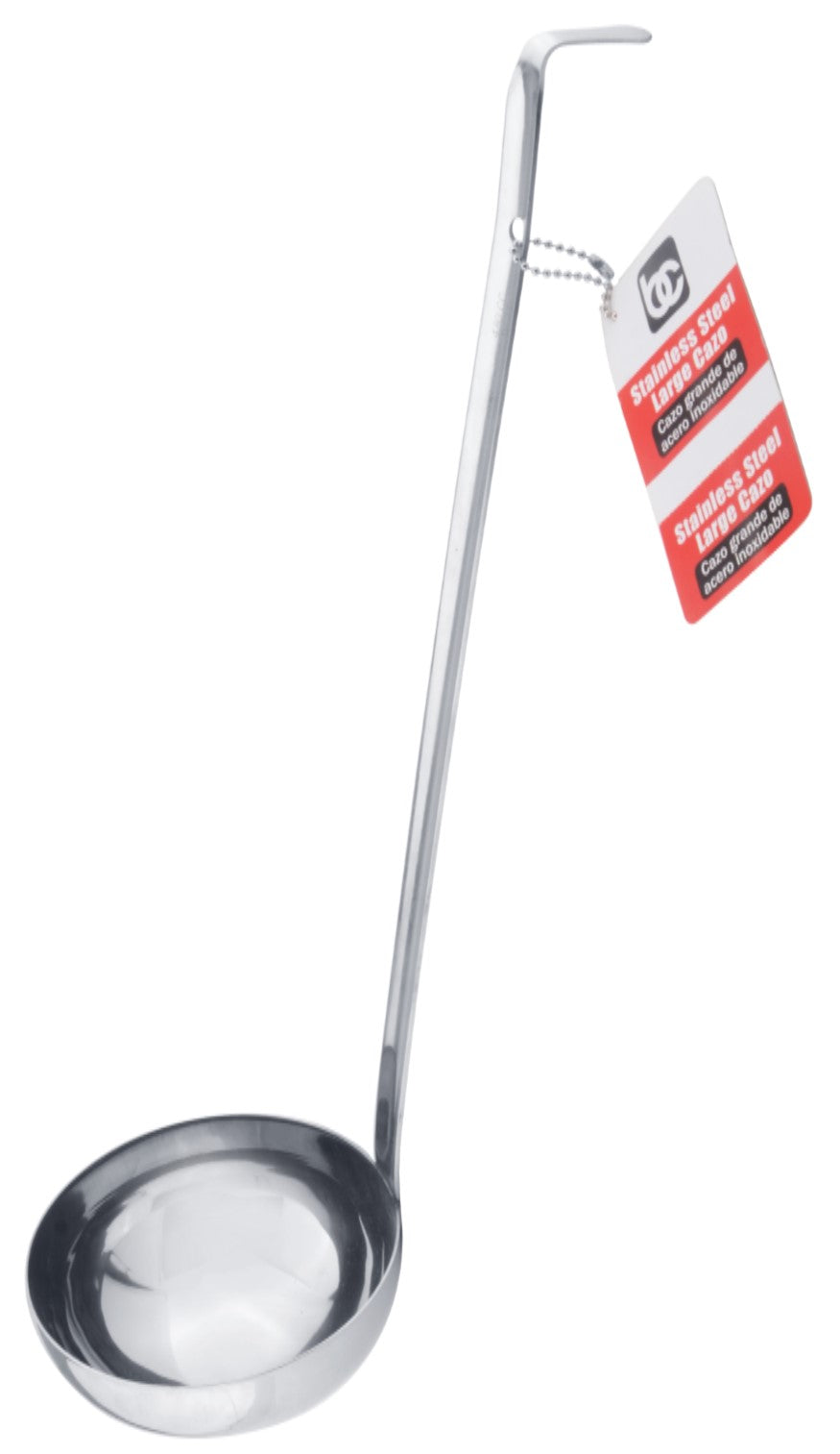 Bene Casa 16oz stainless-steel ladle, soup ladle, commercial quality, dishwasher safe ladle, drink ladle, broth ladle, easy use ladle