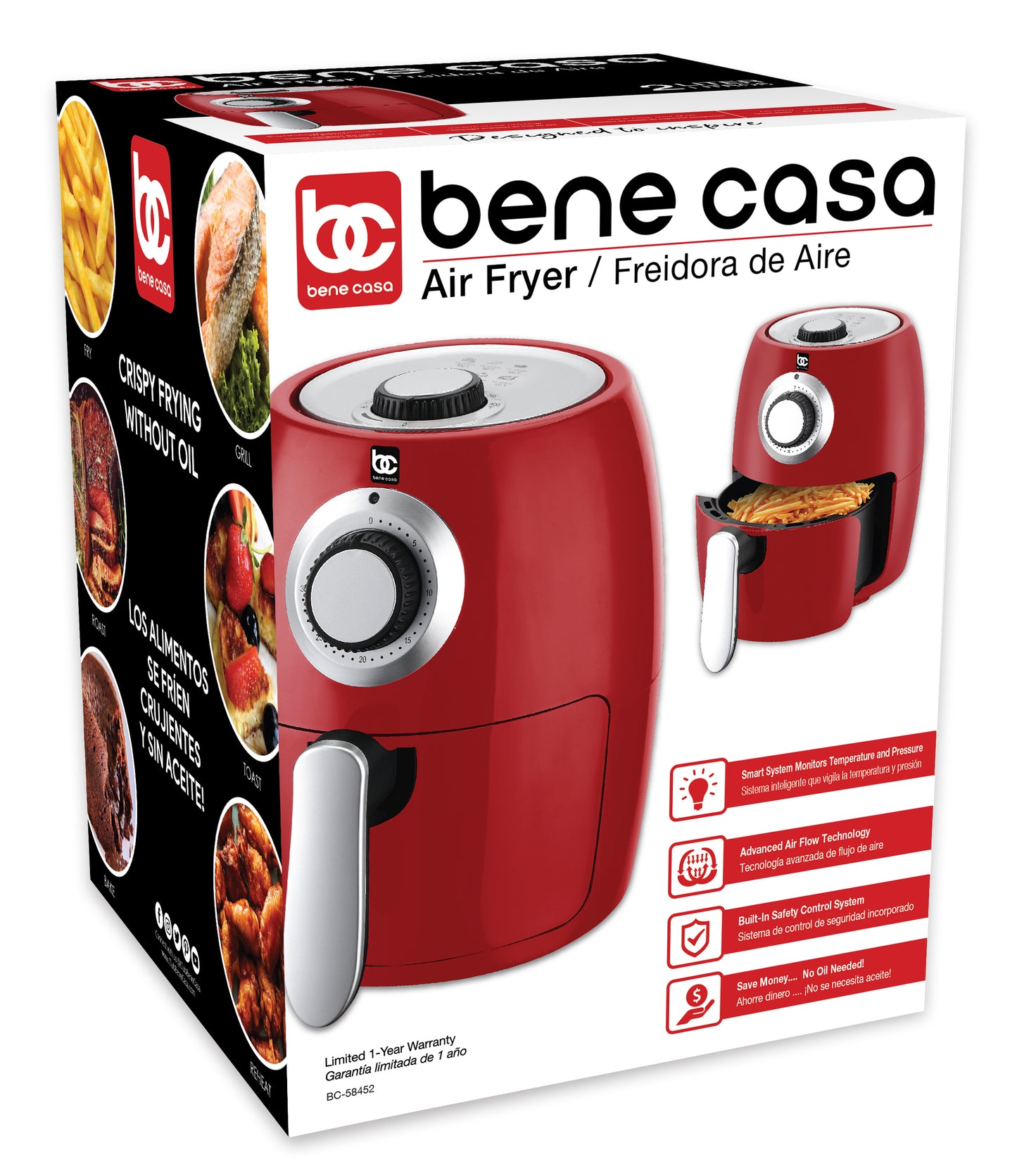 
                  
                    Bene Casa 2-Liter 1000watt Air Fryer
                  
                