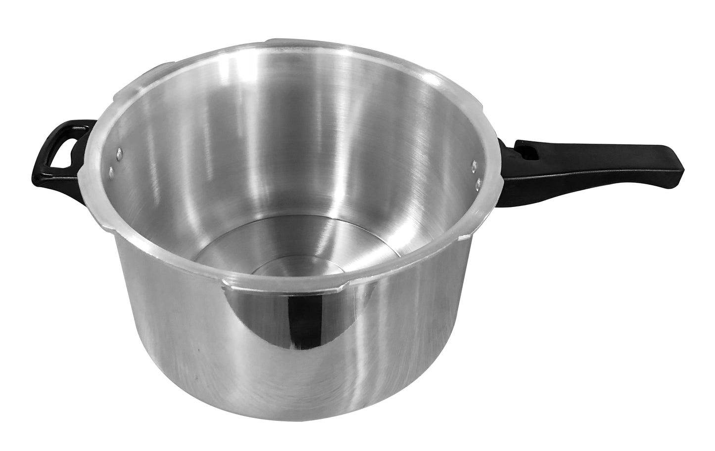 Bene Casa Stainless-Steel Stock Pot w/ lid, 8-quart capacity, reinforc