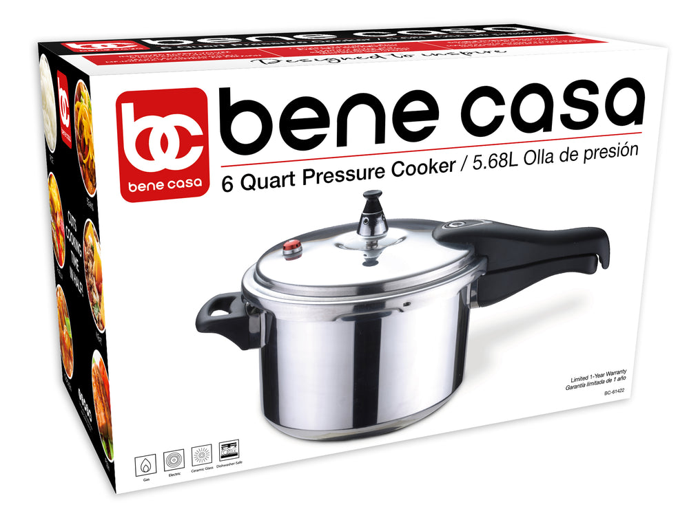 
                  
                    Bene Casa 4.2-Quart Capacity Aluminum Pressure Cooker
                  
                