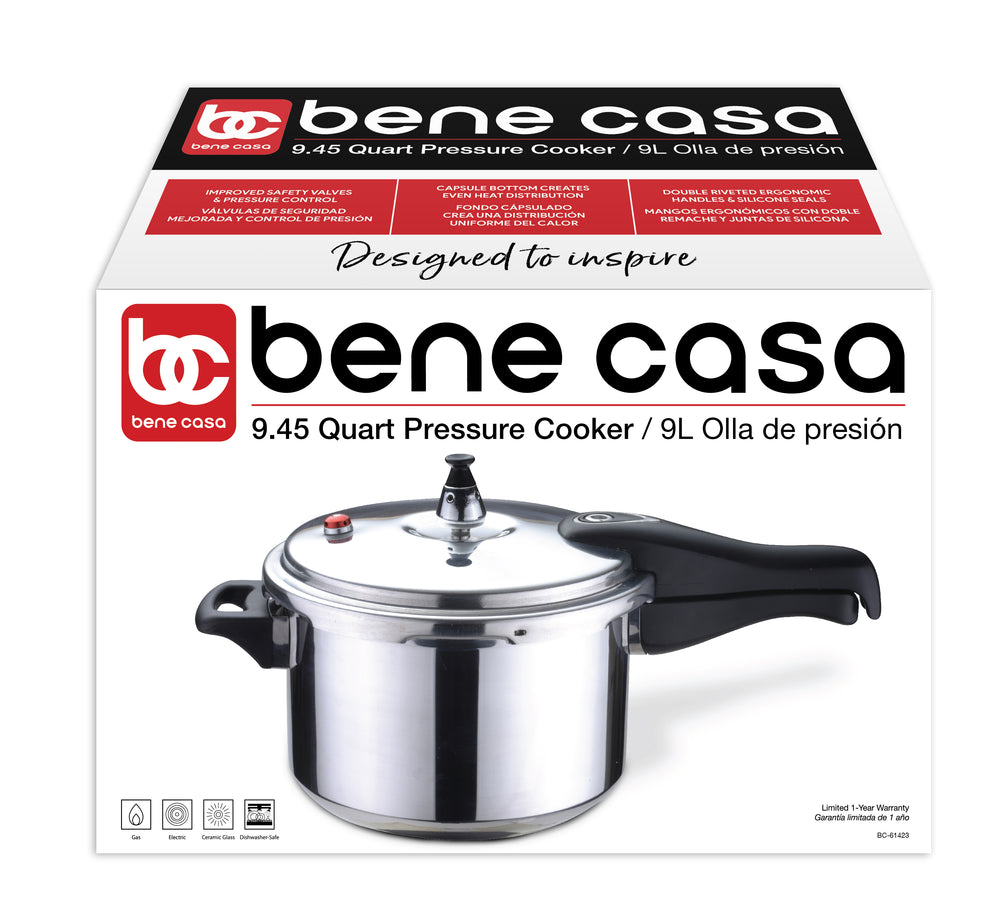 
                  
                    Bene Casa 4.2-Quart Capacity Aluminum Pressure Cooker
                  
                