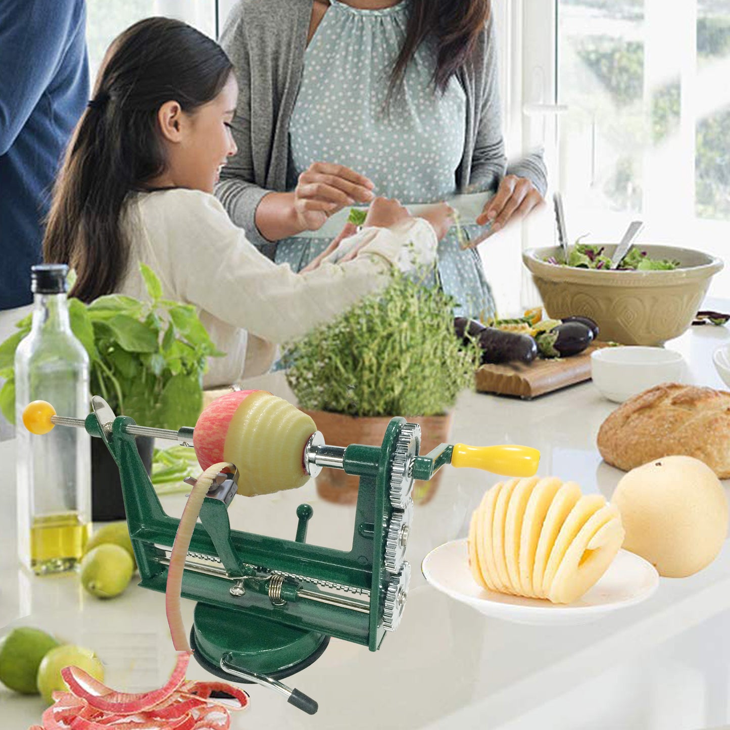 kitchen storage type double side peeler