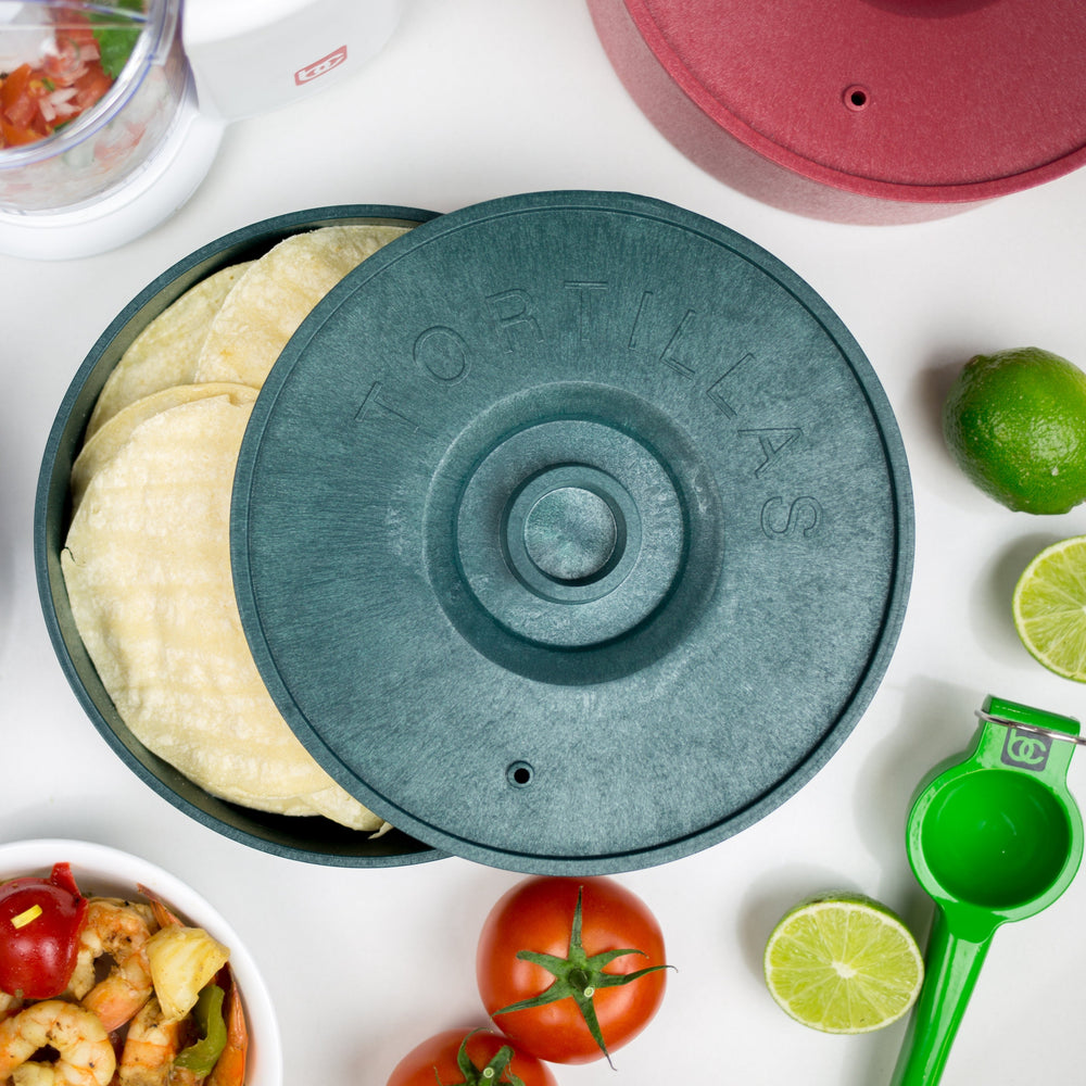 Bene Casa Tortilla warmer, 12 tortilla capacity, dishwasher & microwave safe