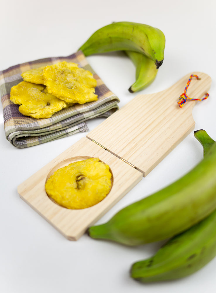 Bamboo Green Plantain Smasher Platanos/Tostonera Tostones Rellenos -  Stuffed Plantain Model: (Home & Kitchen)