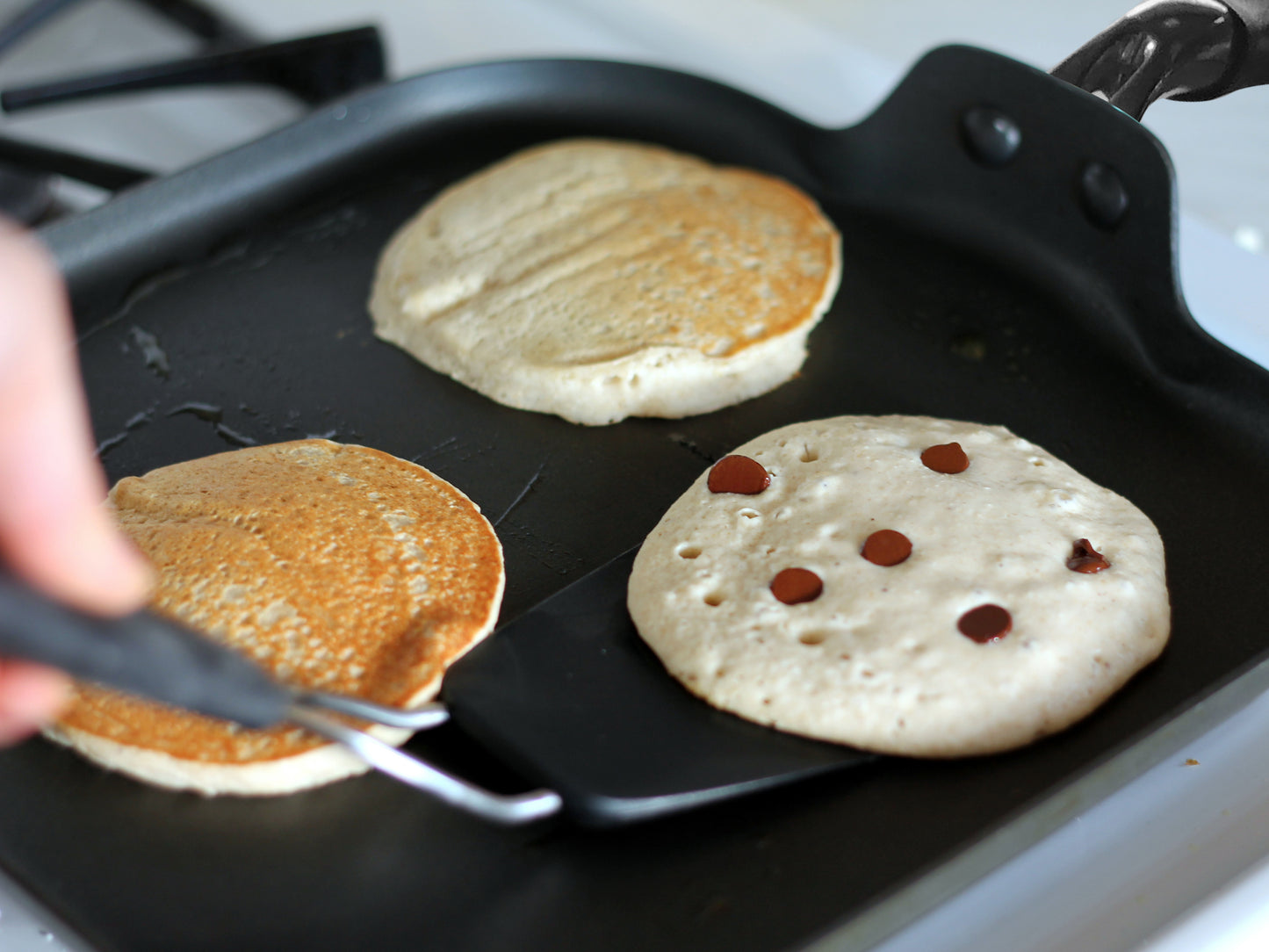 Bene Casa Non-Stick Aluminum Griddle with Handles, 19x11.5