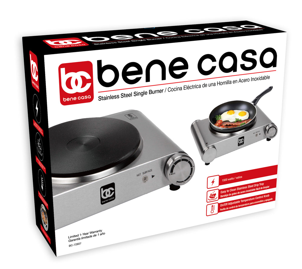 Bene Casa cast-iron Propane Burner with Stand & Comal Set (Party Size)
