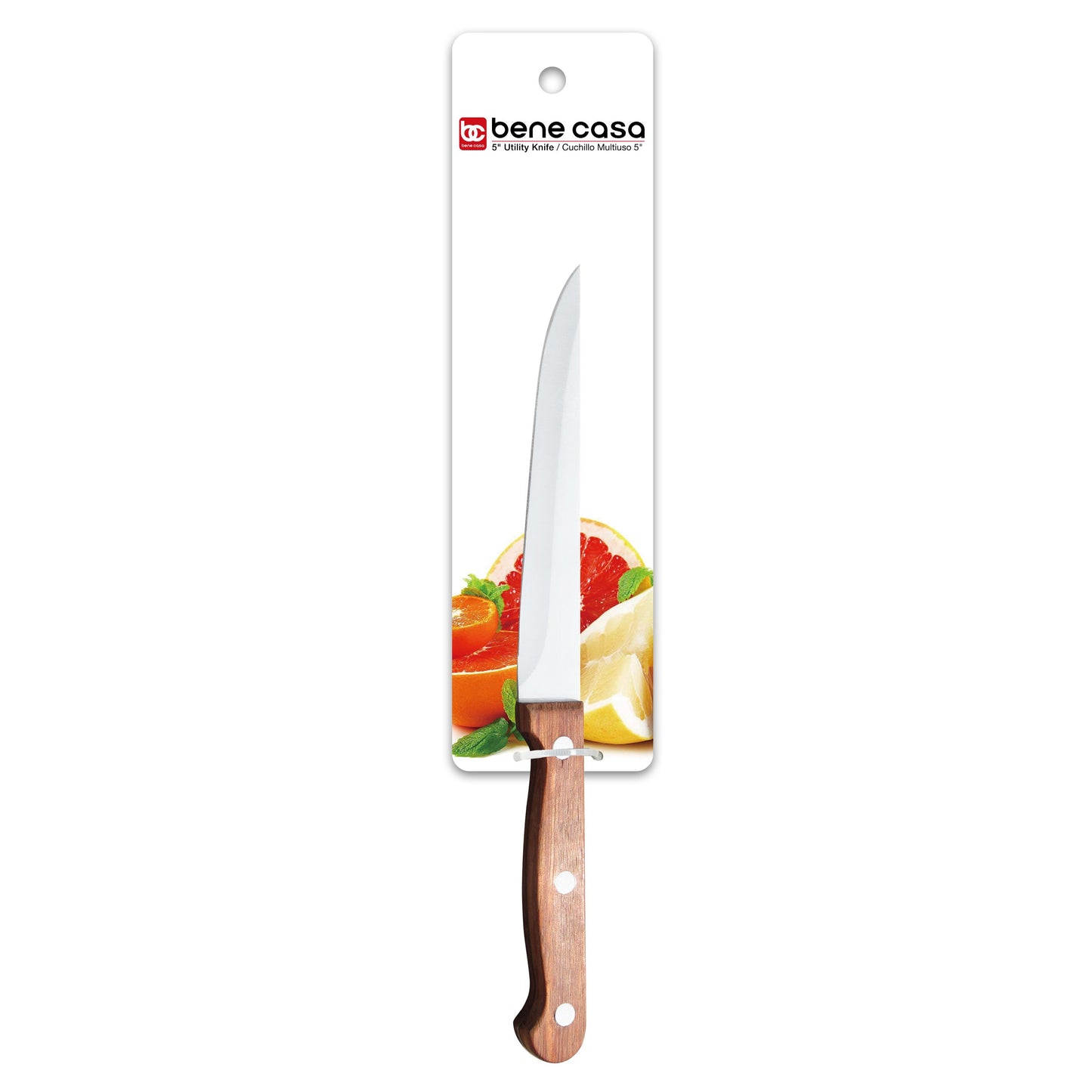 
                  
                    Bene Casa 3.5-inch paring knife, rosewood handle paring knife, stainless-steel blade knife, balance tested paring knife with 3.5-inch blade
                  
                