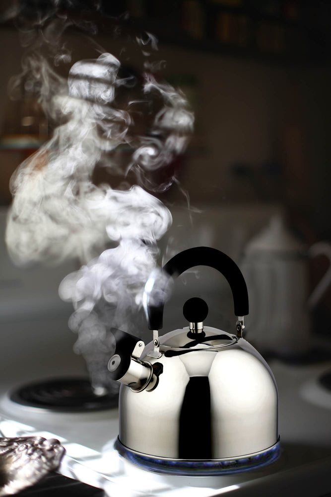 Steaming Kettle Whistling Tea Pot Small Whistling Teapot Hot Water Kettle