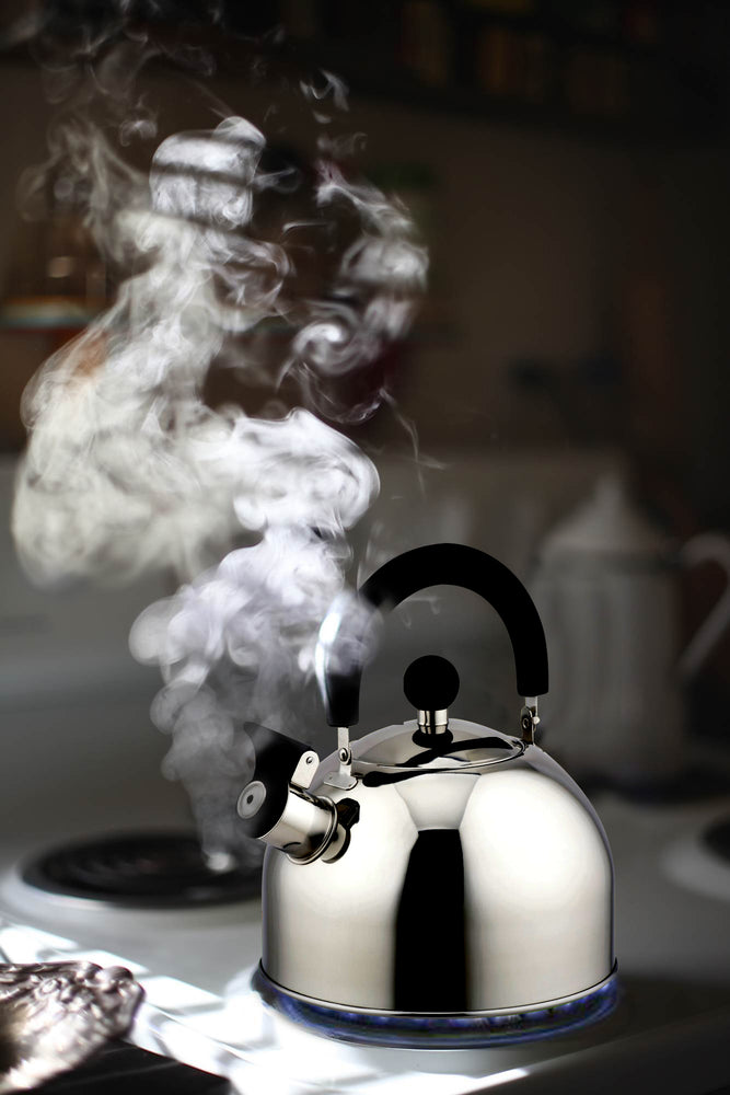 
                  
                    Bene Casa traditional, 2.5-quart stainless-steel whistling tea kettle, removable lid, stovetop kettle, cool touch handle, dishwasher safe kettle
                  
                