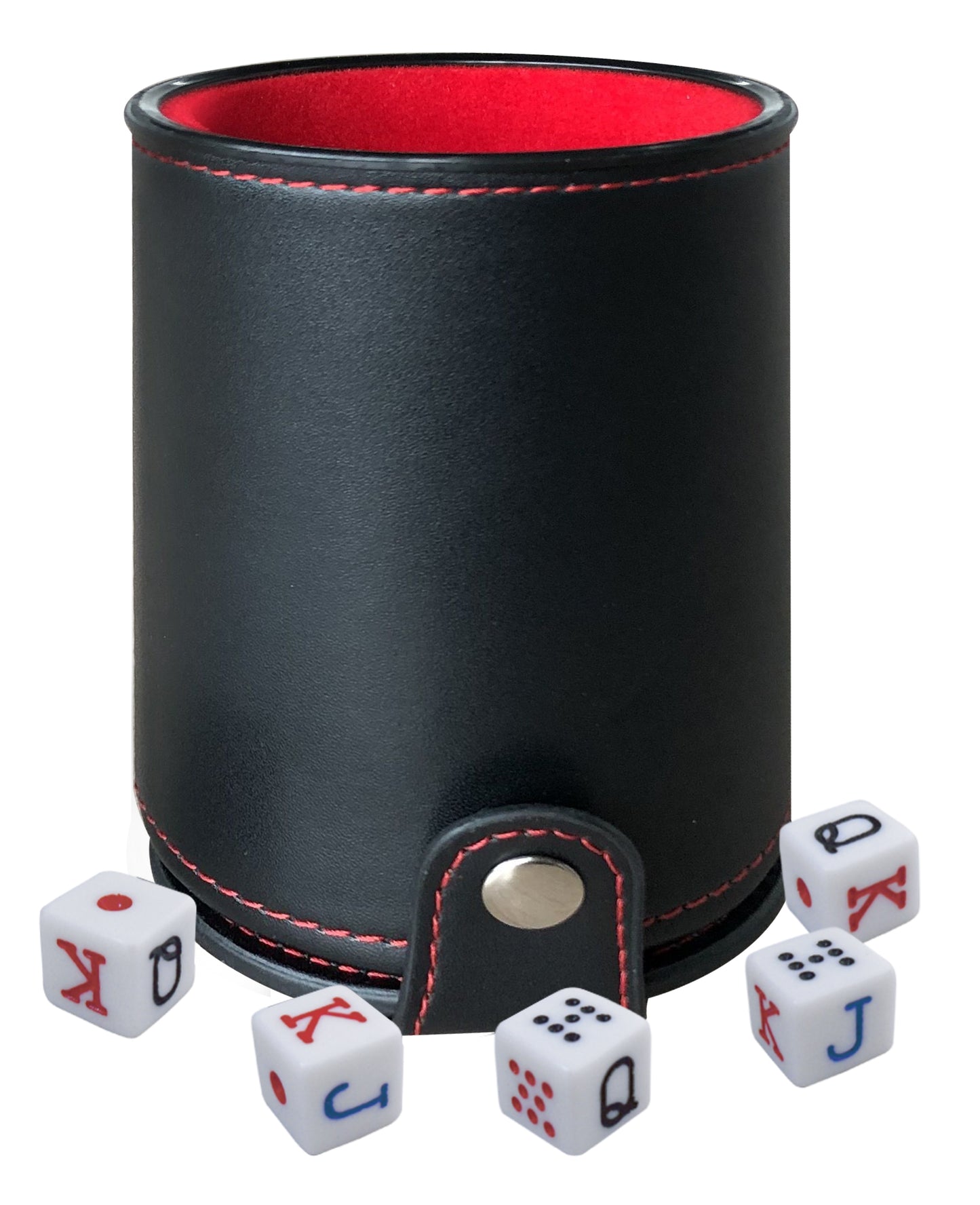 
                  
                    Bene Casa professional dice cup w/ set of 5 poker dice, quality poker dice
                  
                