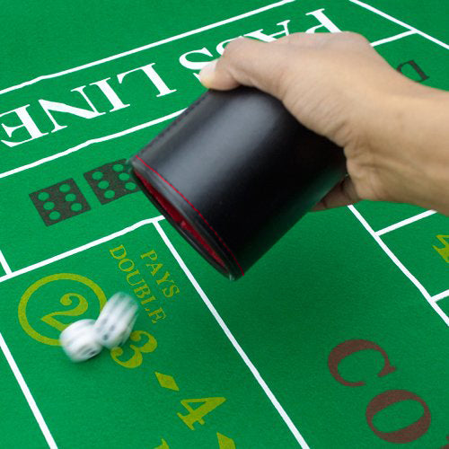 Bene Casa Professional dice cup w/ set of 5 poker dice, quality poker dice