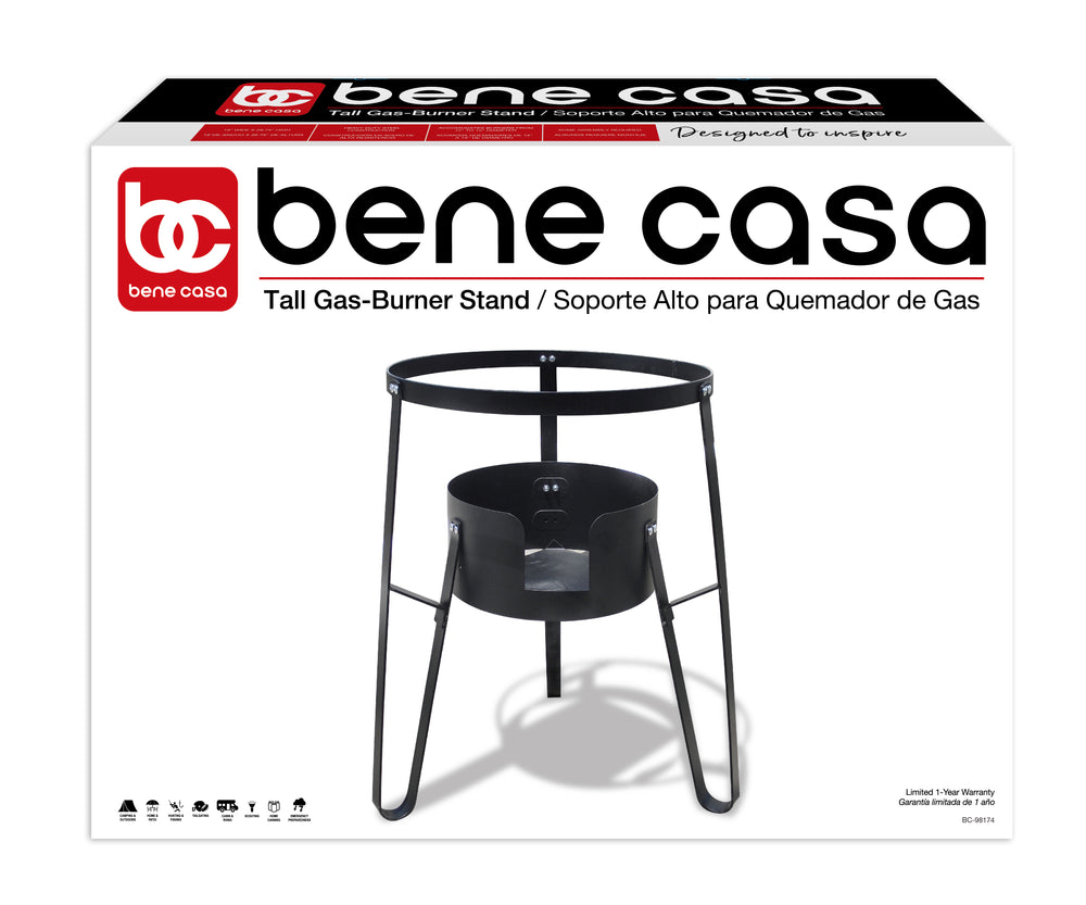 
                  
                    Bene Casa heavy-duty high burner stand, 12-15 inch burner stand
                  
                