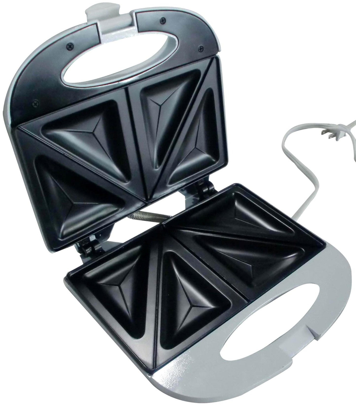 Bene Casa - White Nonstick Flat Grill Sandwich Maker - Includes Cool-touch  Handles and Die Cast Aluminum Cooking Surface