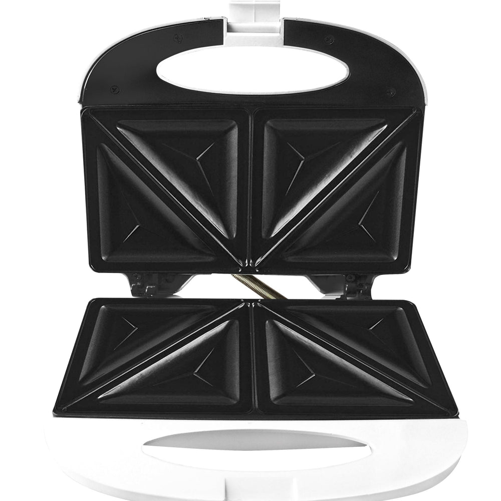 
                  
                    Bene Casa white cool touch sandwich maker, nonstick, compact, w/ locking lid
                  
                